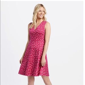 Draper James Floral Love Circle Dress